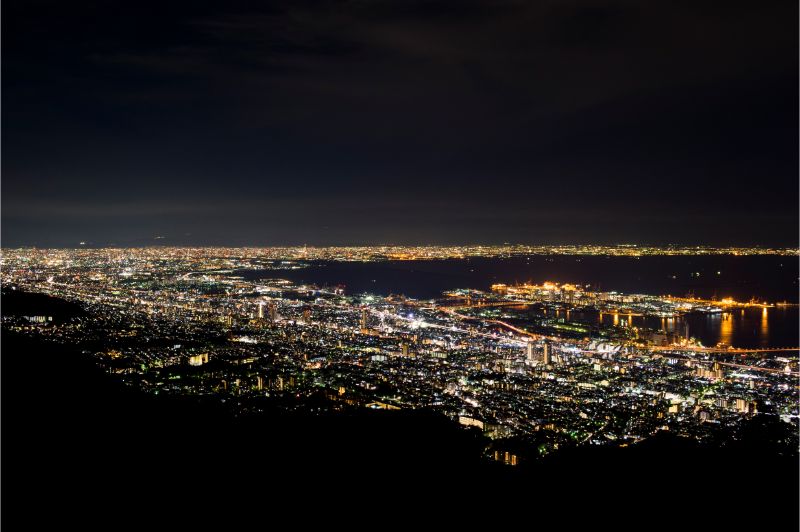 六甲山からみた夜景
