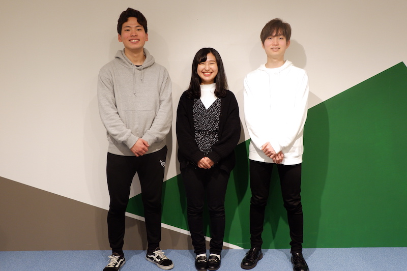参加者3人の写真
